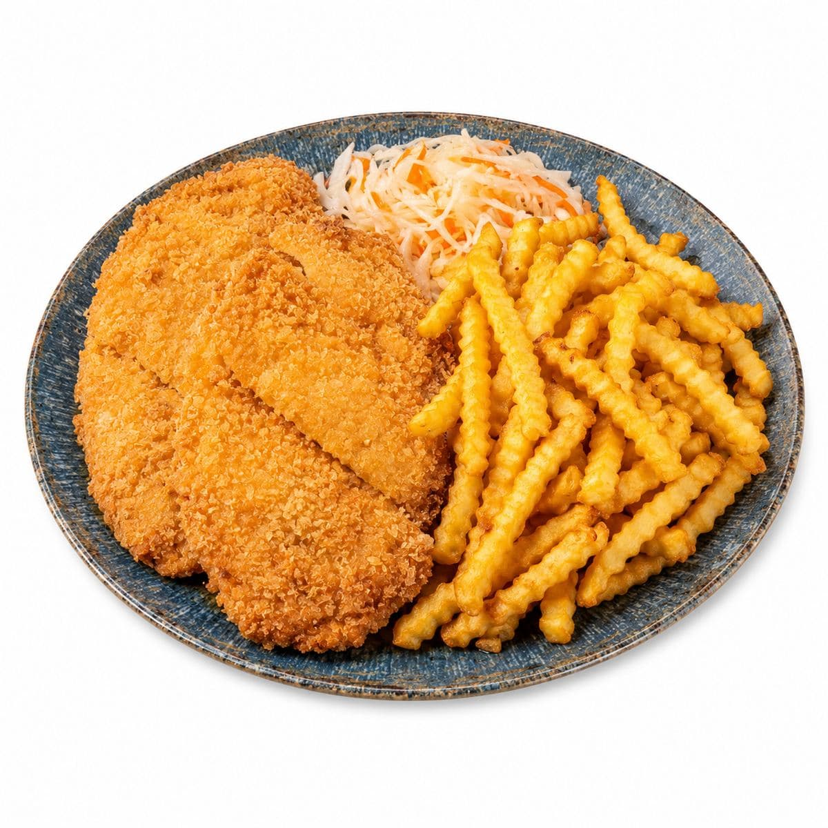 Kotlet z kurczaka, frytki 400g